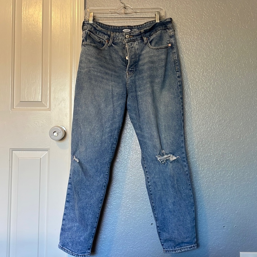 Old Navy OG high rise straight jeans size 12